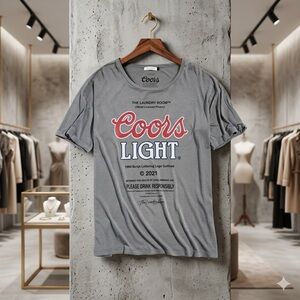 Urban Outfitters The Laundry Room x Coors Light Graphic Tee Women’s L NWT